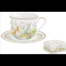 Easy Life-Nuova Porcelán reggelizőcsésze+alj 370ml dobozban, Happy Easter bögrék, csészék