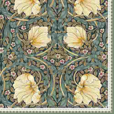 Easy Life Nuova R2S Papírszalvéta 33x33cm, 20db-os, William Morris Black konyhai eszköz