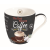 Easy Life Nuova R2S Porcelánbögre 350ml, dobozban, It's Coffee Time Brown
