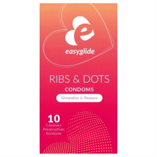 EasyGlide EasyGlide Ribs & Dots - pontozott óvszer [10 db] óvszer