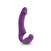 Easytoys - akkus, tartópánt nélküli felcsatolható vibrátor (lila)
