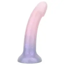  EasyToys Mermaid - csillámos dildó - 15cm (pink) műpénisz, dildó