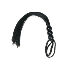 Easytoys Silicone Whip - szilikon korbács (fekete) korbács, paskoló