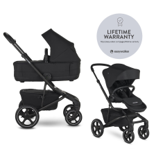 Easywalker Jimmey LITE RWS 2in1 kombinált babakocsi, Pepper Black babakocsi