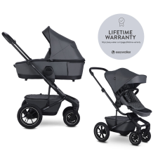 EASYWALKER Kočík kombinovaný Harvey⁵ Premium 2v1 Mineral Grey LITE AIR babakocsi