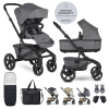 EASYWALKER Kombinált babakocsi Jimmey Iris Grey XXL RWS