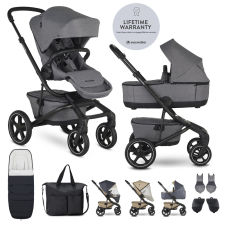 EASYWALKER Kombinált babakocsi Jimmey Iris Grey XXL RWS babakocsi