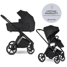 Easywalker Zoey 2in1 Kombinált babakocsi, Pure Black babakocsi