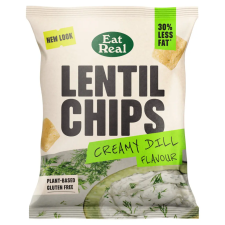 EAT REAL Eat Real Lencse Chips Krémes Kapros ízvilág 40g előétel és snack