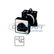 EATON 078796 T0-2-15907/Z Vezérl. Kézi-Aut kapcsoló 1p 20A közéépíthető villanyszerelés