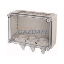 EATON 084012 KST43-150 CI IP65 műanyag. elosztó KST szerelt kábel bevezetővel villanyszerelés