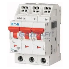 EATON 101319 PLI-C10/3 Kismegszakító, 10kA (dugaszolókapcsokkal) villanyszerelés