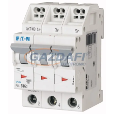 EATON 101321 PLI-C16/3 Kismegszakító, 10kA (dugaszolókapcsokkal) villanyszerelés