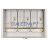 EATON 120773 Xboard+ fogyasztásmérőhely 1000/400/4(+mérőtartók)