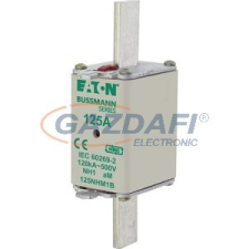 EATON 125NHM1B NH-betét 125A, DIN 1 méret, 500V AC, aM villanyszerelés