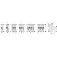 EATON 164939 Kismegszakító, 6kA PL6-D13/1N - 13 A, 1P+N, karakterisztika: D villanyszerelés