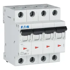 EATON 166528 Kismegszakító, 6kA 4 pólus 40A, C karakterisztika, PL6-C40/4 villanyszerelés