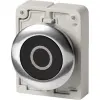 EATON 182937 Reteszelt nyomógomb,30mm,lapos,fekete,"O"