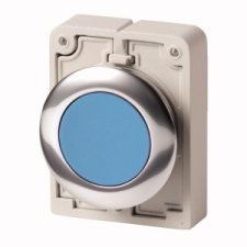 EATON 182947 M30C-FDR-B Reteszelt nyomógomb,30mm,lapos,kék villanyszerelés