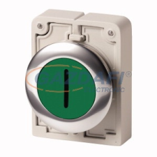 EATON 182956 Nyomógomb,30mm,lapos,zöld &quot;I&quot; villanyszerelés