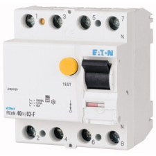 EATON 187416 FRCMM-63/4/01-G/F Áram-védőkapcsoló 10kA 4pól. villanyszerelés