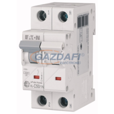 EATON 194756 Home kismegszakító 4,5kA, 1P+N, 50A, C jelleggörbe villanyszerelés