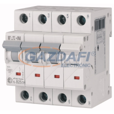EATON 194803 Home kismegszakító 4,5kA, 3P+N, 25A, B jelleggörbe villanyszerelés