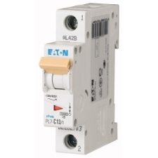 EATON 262703 PL7-C13/1 Kismegszakító. 1P, 13A, C karakterisztika, 10kA villanyszerelés