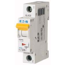 EATON 262718 PL7-D25/1 Kismegszakító. 1P, 25A, D karakterisztika, 10kA villanyszerelés