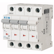 EATON 264006 PL7-D20/3N Kismegszakító. 3P+NP, 20A, D karakterisztika, 10kA villanyszerelés