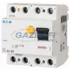 EATON 286507 Áram-védőkapcsoló 6kA 4 pólus, 500mA, AC típus 25A PF6-25/4/05