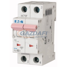 EATON 286579 Kismegszakító, 6kA 2 pólus 16A, D karakterisztika, PL6-D16/2 villanyszerelés