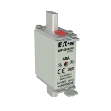 EATON 40NHG000B NH-betét 40A, DIN 000 méret, 500V AC, gG/gL villanyszerelés