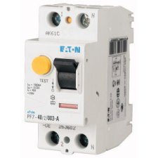 EATON ÁRAMVÉDŐ 40A 2P 30mA PF7 AC villanyszerelés