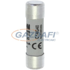 EATON C14G40 Hengeres betét 14x51mm, 500V AC, gG villanyszerelés