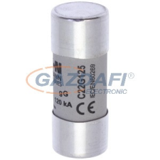 EATON C22G125 Hengeres betét 22x58mm, 400V AC, gG villanyszerelés