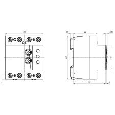 EATON EATON 111761 PDIM-100/4 Szivárgóáram-kijelző PDIM villanyszerelés