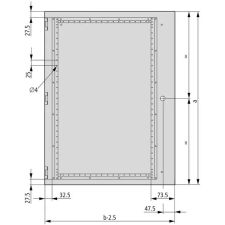 EATON EATON 140520 DS-8060-CS CS külső ajtó IP66 800x600 villanyszerelés