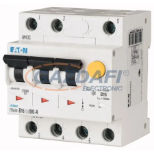 EATON EATON 170752 FRBMM-D16/3/01-A Áram-védőkapcsoló 10kA 3pól. villanyszerelés