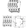 EATON EATON 278981 FAZ-C63/3N Kismegszakító, 15kA 3-pól.+null