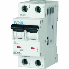Eaton Electric Gmbh Eaton kismegszakító, 6ka 2 pólus, pl6-c63/2-286573 villanyszerelés