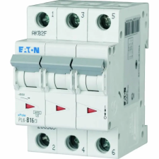 Eaton Electric Gmbh Eaton kismegszakító, 6ka három pólus, pl6-b16/3-286589 villanyszerelés
