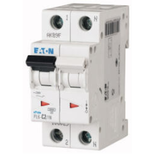 EATON PL6-C2/1N kismegszakító 1P+N 2A C 6kA (106029) villanyszerelés
