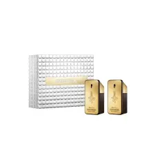  Eau de Toilette, Paco Rabanne 1 Million ajándékszett férfi, 2x50 ml kozmetikai ajándékcsomag