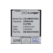  EB-BG510CBC Akkumulátor 2200 mAh mobiltelefon akkumulátor