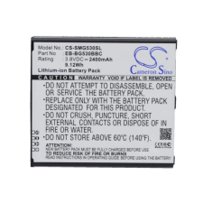  EB-BG531BBE Akkumulátor 2400 mAh mobiltelefon akkumulátor