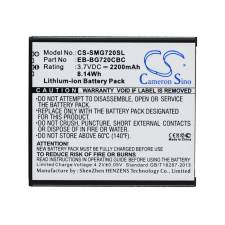  EB-BG720CBC Akkumulátor 2200 mAh mobiltelefon akkumulátor