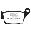 EBC BRAKES EBC FA213V V-PAD fékbetét garnitúra (1 tárcsához) EBC Brakes Futómű és fék alkatrészek Fékbetétek (tárcsafék)