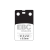 EBC BRAKES EBC SFA099 robogó fékbetét garnitúra (1 tárcsához) EBC Brakes Futómű és fék alkatrészek Fékbetétek (tárcsafék)