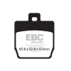 EBC BRAKES EBC SFAC268 karbon fékbetét szett robogóhoz (1 tárcsára) EBC Brakes Futómű és fék alkatrészek Fékbetétek (tárcsafék)